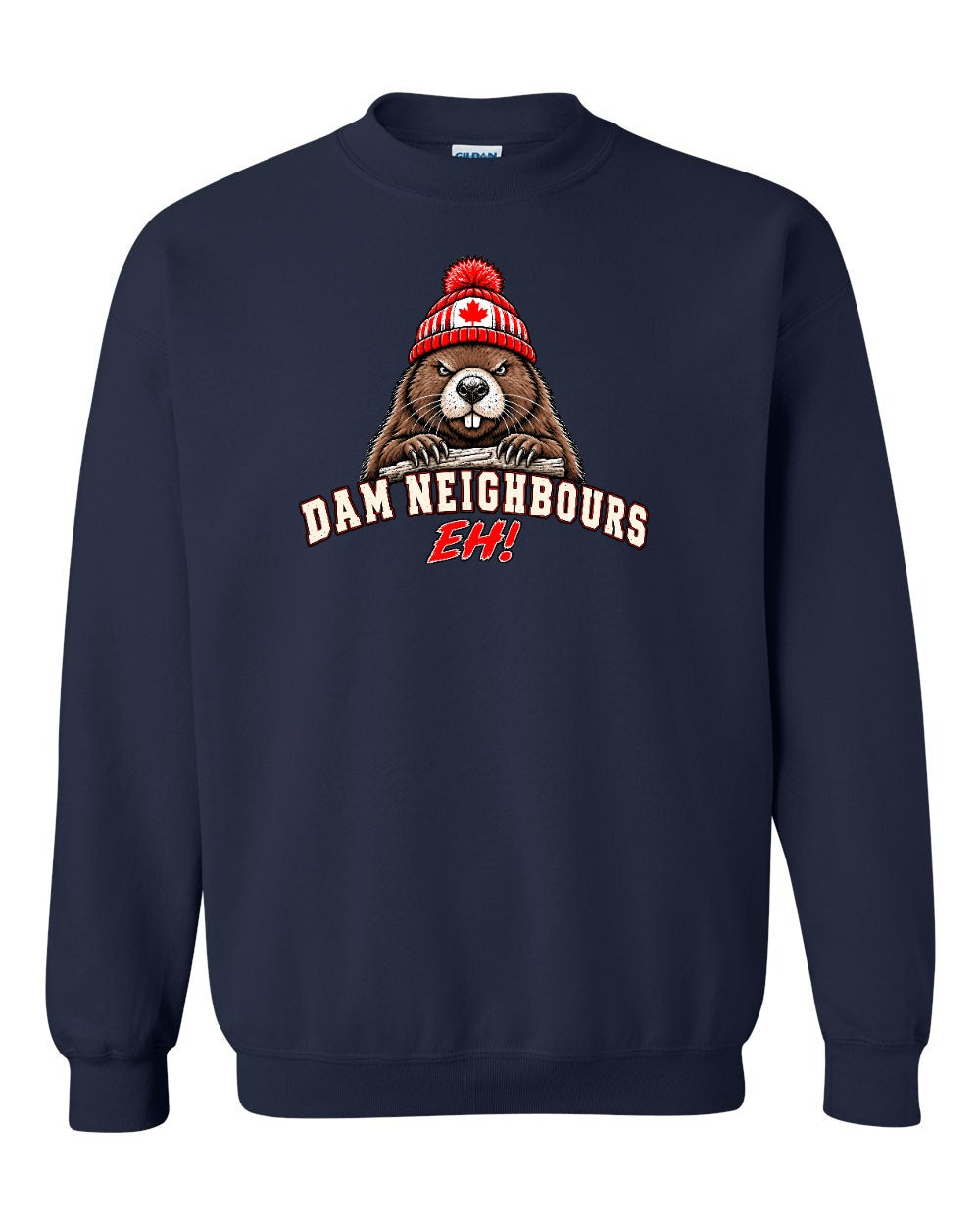 Dam Neighbours Full Front Crewneck Sweatshirt