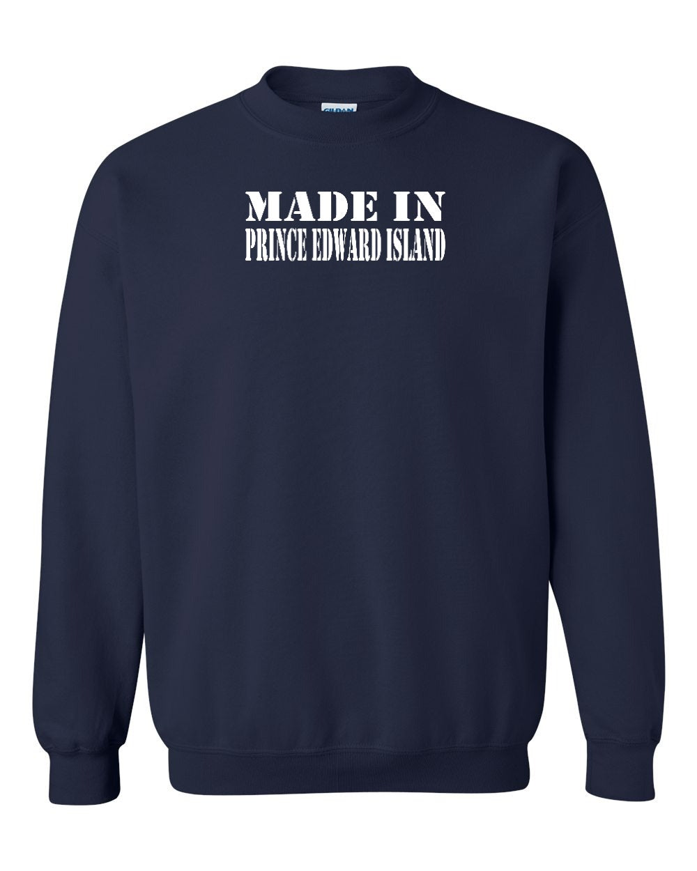 Made in PEI (White Lettering) Crewneck Sweatshirt - Unisex