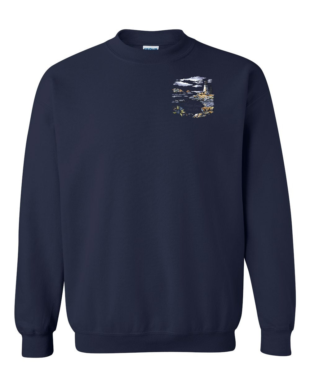 Maritime Serenity NS Left Chest Crewneck Sweatshirt - Unisex