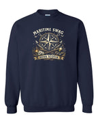 Ms Compass Crewneck Sweatshirt in Navy