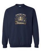 Ms Octopus Crewneck Sweatshirt in Navy