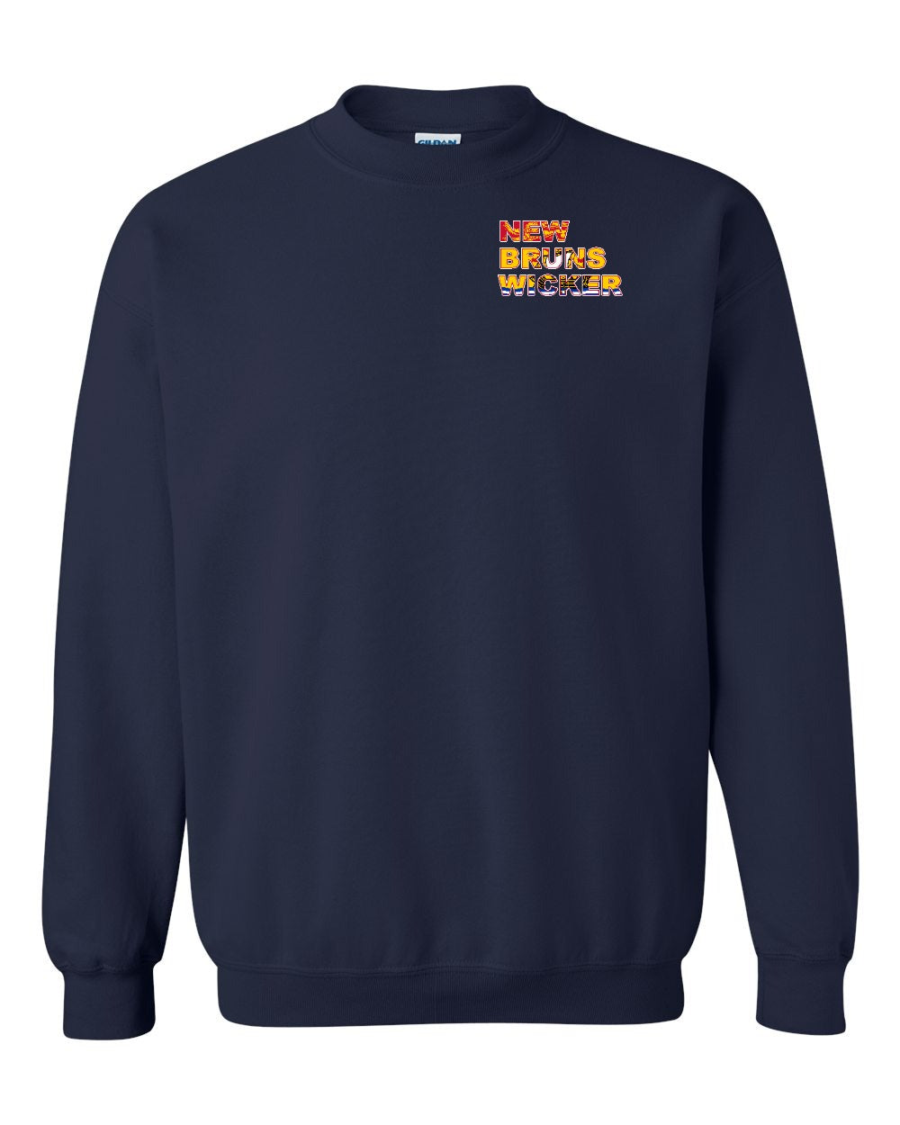 New Bruns Wicker Left Chest Crewneck Sweatshirt - Unisex