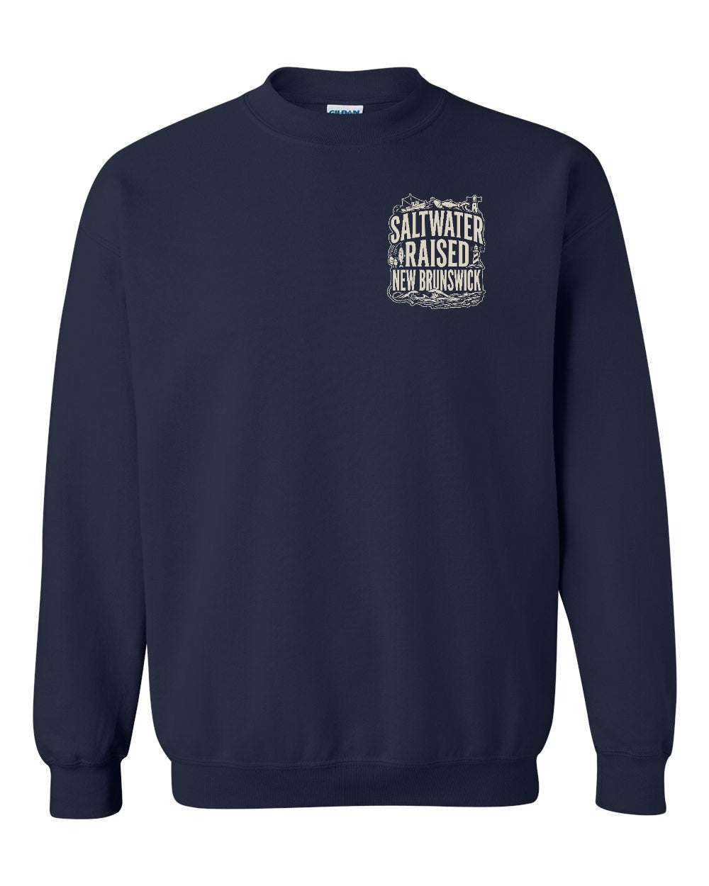 NB Saltwater Raised Folk Left Chest Crewneck Sweatshirt - Unisex