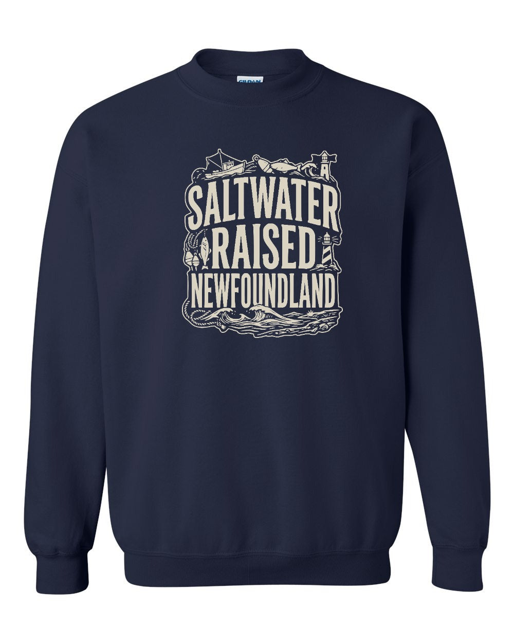 NFLD Saltwater Raised Folk Crewneck Sweatshirt - Unisex