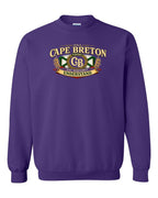 Cb Understand Flag Crewneck Sweatshirt in Purple