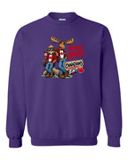 New Mean and Nasty Canadians Crewneck Sweatshirt in Purple