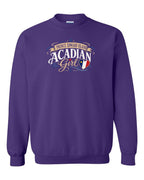 Pei Girl Garment Crewneck Sweatshirt in Purple