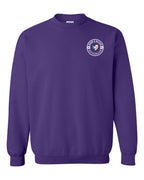 Born and Raised NFLD Heart Flag Left Chest Crewneck Sweatshirt - Unisex