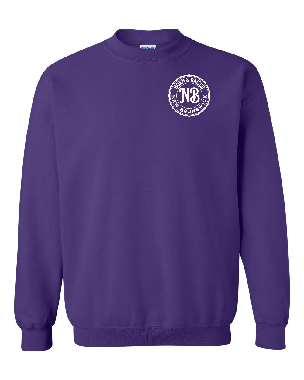 Born & Raised NB Left Chest Crewneck Sweatshirt - Unisex