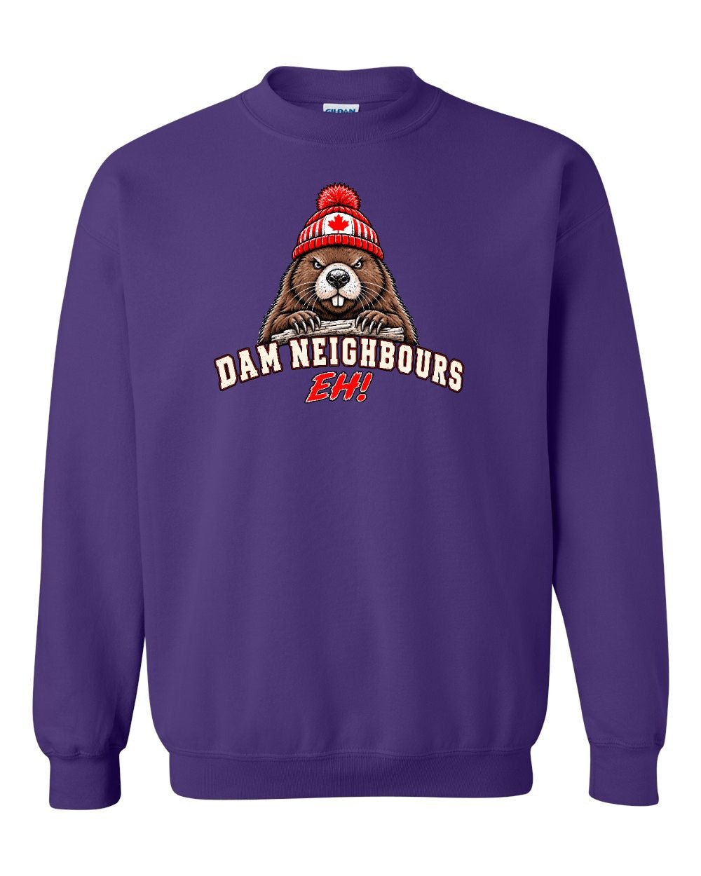 Dam Neighbours Full Front Crewneck Sweatshirt