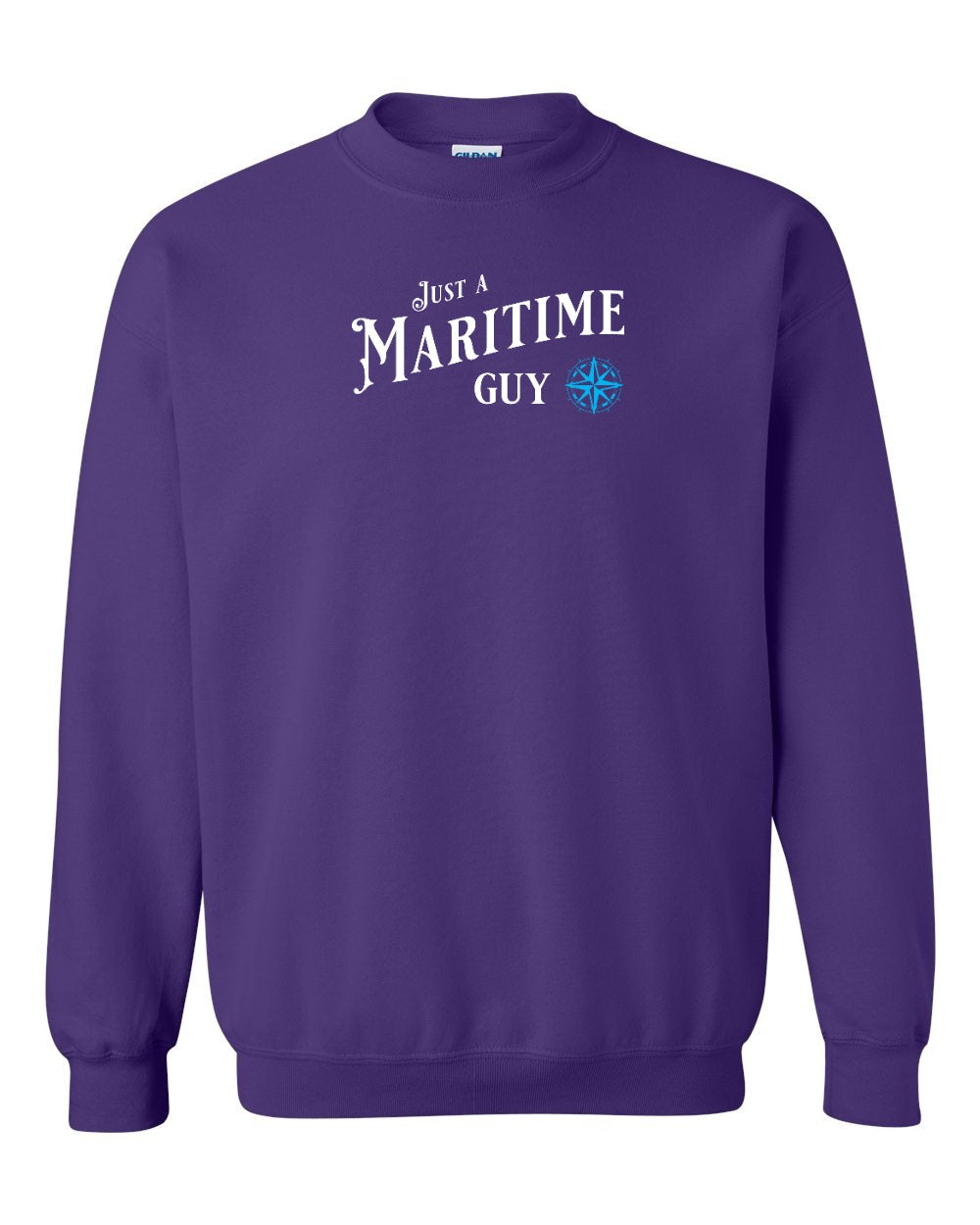 Just a Maritime Guy Blue Crewneck Sweatshirt - Unisex