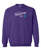 Just a Maritime Guy Blue Crewneck Sweatshirt - Unisex
