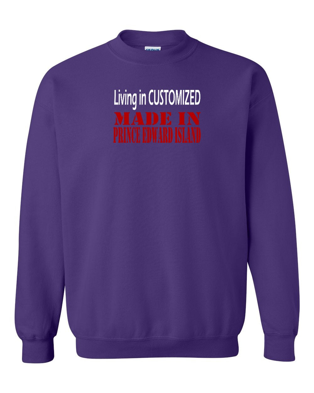 Living in Customized Made in PEI Crewneck Sweatshirt - Unisex