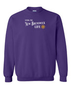 Living the NB life yellow compass Crewneck Sweatshirt - Unisex