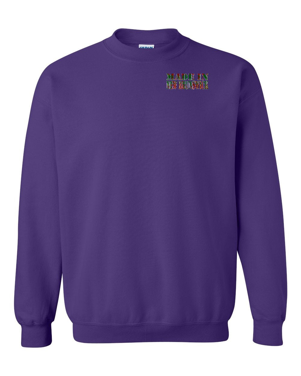 Made in NB Tartan Left Chest Crewneck Sweatshirt - Unisex