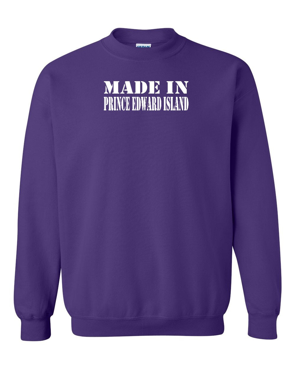 Made in PEI (White Lettering) Crewneck Sweatshirt - Unisex