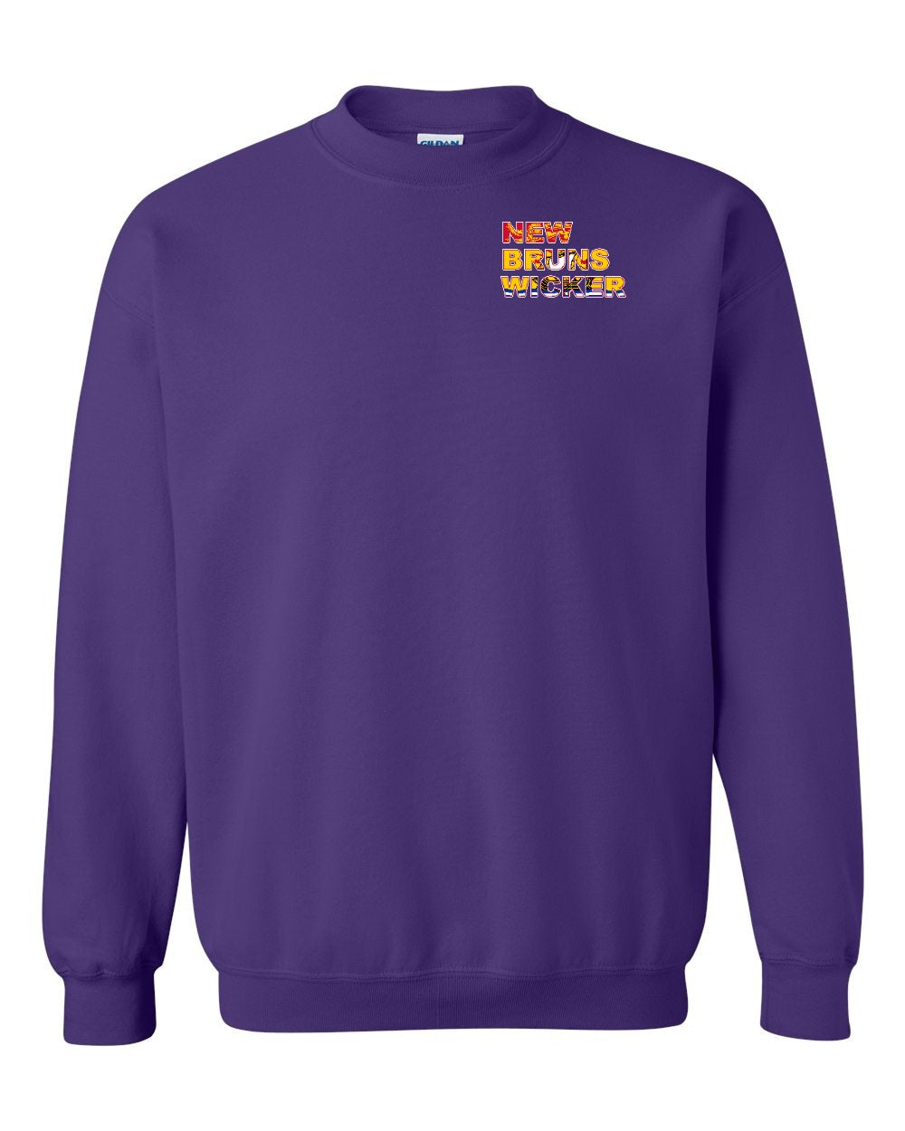 New Bruns Wicker Left Chest Crewneck Sweatshirt - Unisex