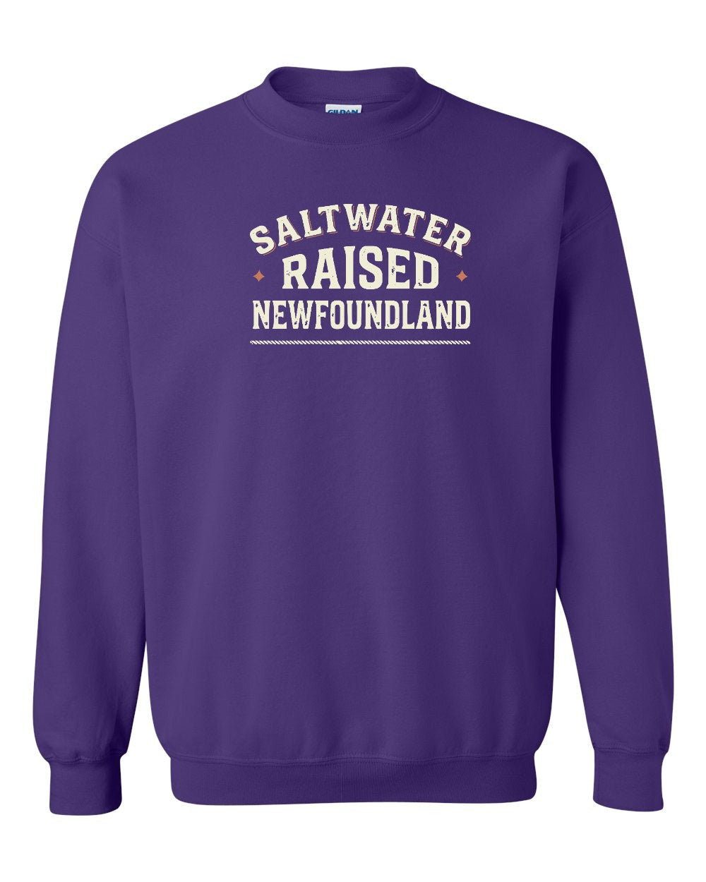 NFLD Saltwater Raised Sign Crewneck Sweatshirt - Unisex