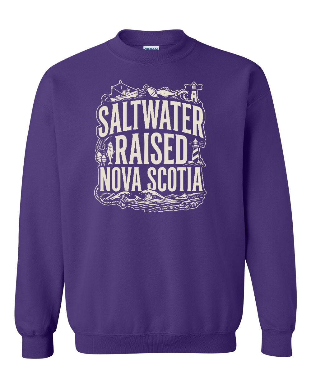 Saltwater Raised NS Folk Crewneck Sweatshirt - Unisex