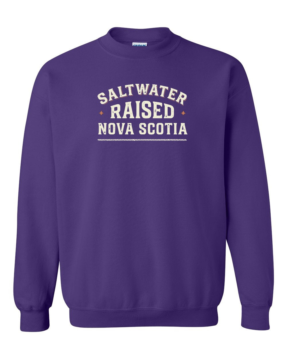 Saltwater Raised NS Sign Crewneck Sweatshirt - Unisex