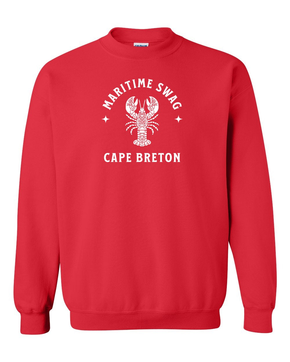 Maritime Swag CB Mandala white Lobster Crewneck Sweatshirt - Unisex
