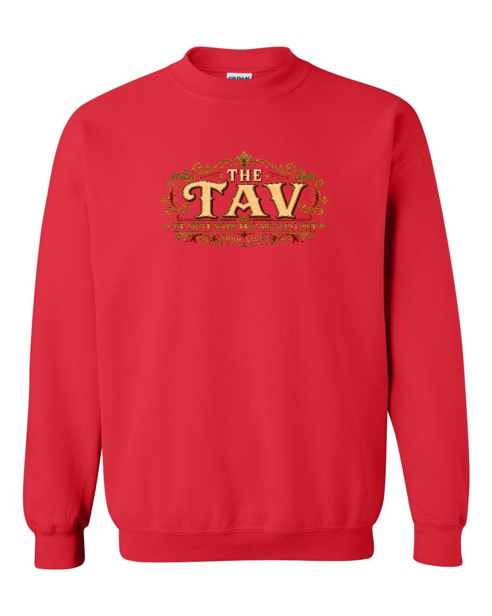 The Tav Garment Crewneck Sweatshirt in Red