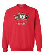 We Tried Nice New Full Front Crewneck Sweatshirt in Red