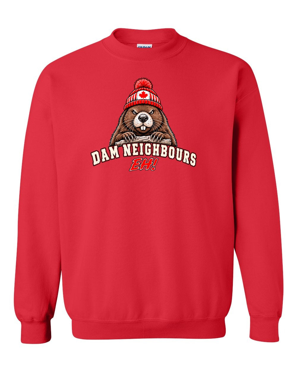 Dam Neighbours Full Front Crewneck Sweatshirt