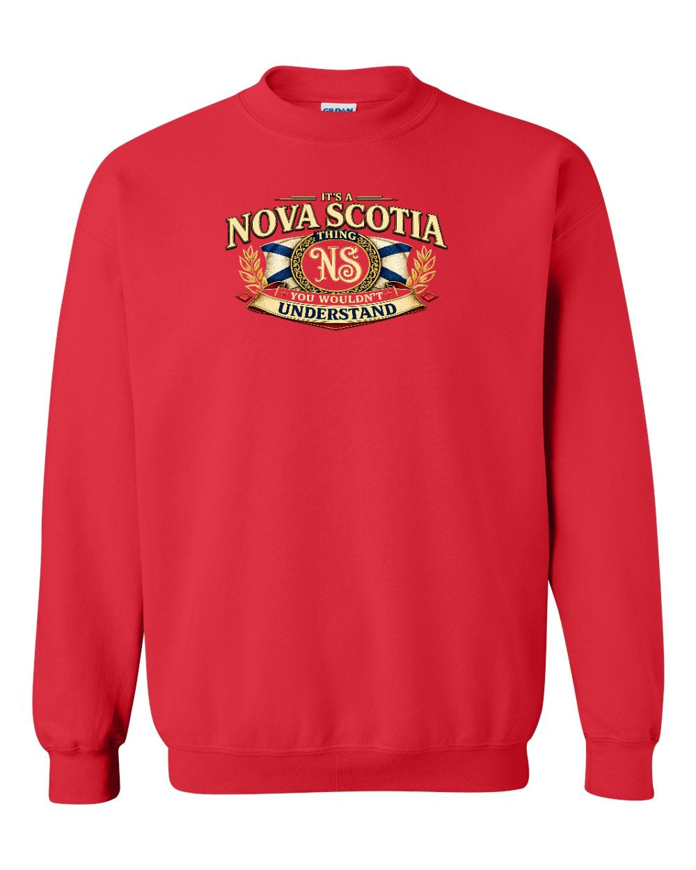 Ns Understand Crewneck Sweatshirt in Red