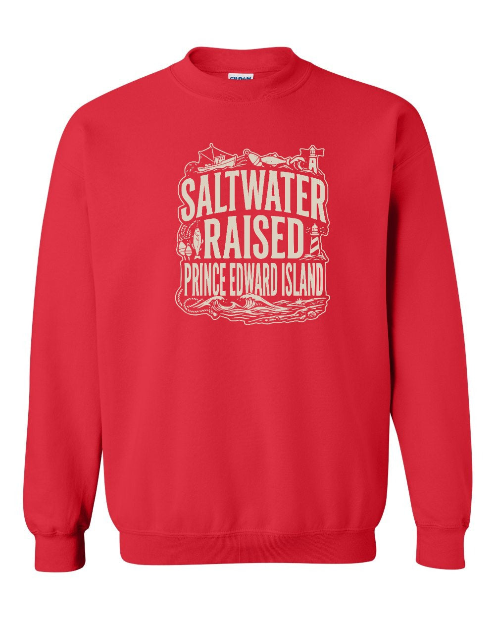 PEI Saltwater Raised Folk Crewneck Sweatshirt - Unisex