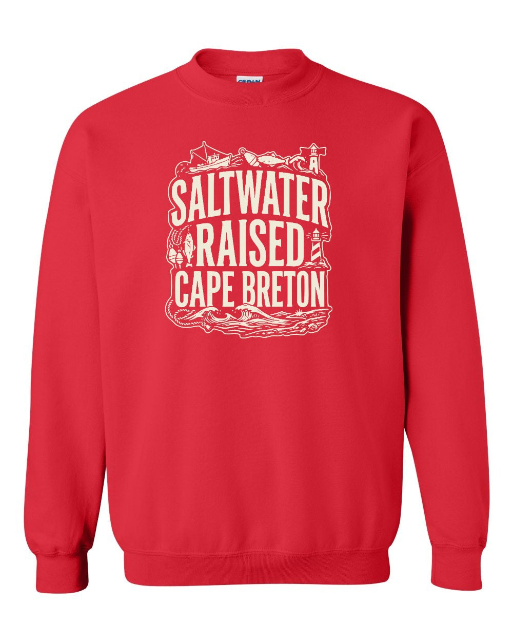 CB Saltwater Raised Folk Crewneck Sweatshirt - Unisex