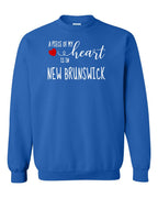 A piece of my Heart NB (red heart) Crewneck Sweatshirt - Unisex