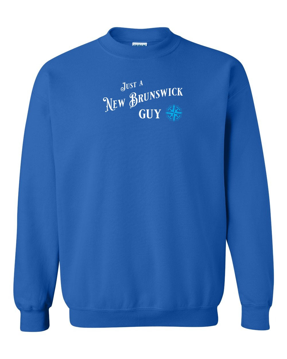Just a NB Guy Blue Crewneck Sweatshirt - Unisex
