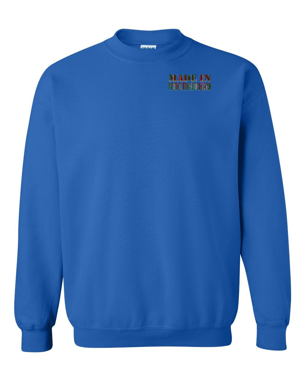 Made in PEI Tartan Left Chest Crewneck Sweatshirt - Unisex