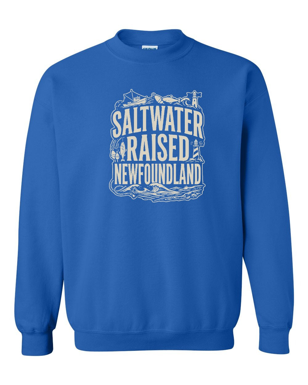 NFLD Saltwater Raised Folk Crewneck Sweatshirt - Unisex