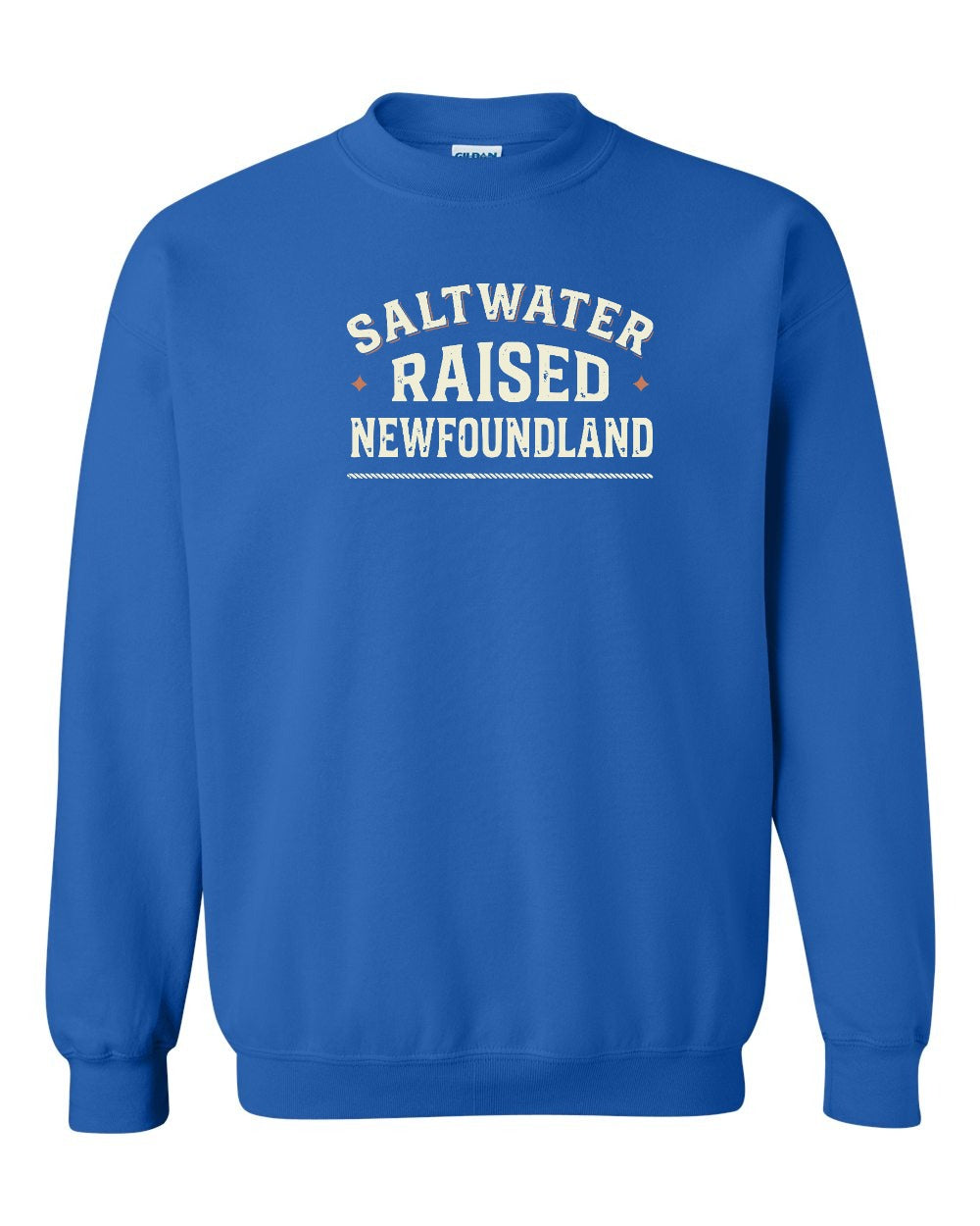 NFLD Saltwater Raised Sign Crewneck Sweatshirt - Unisex