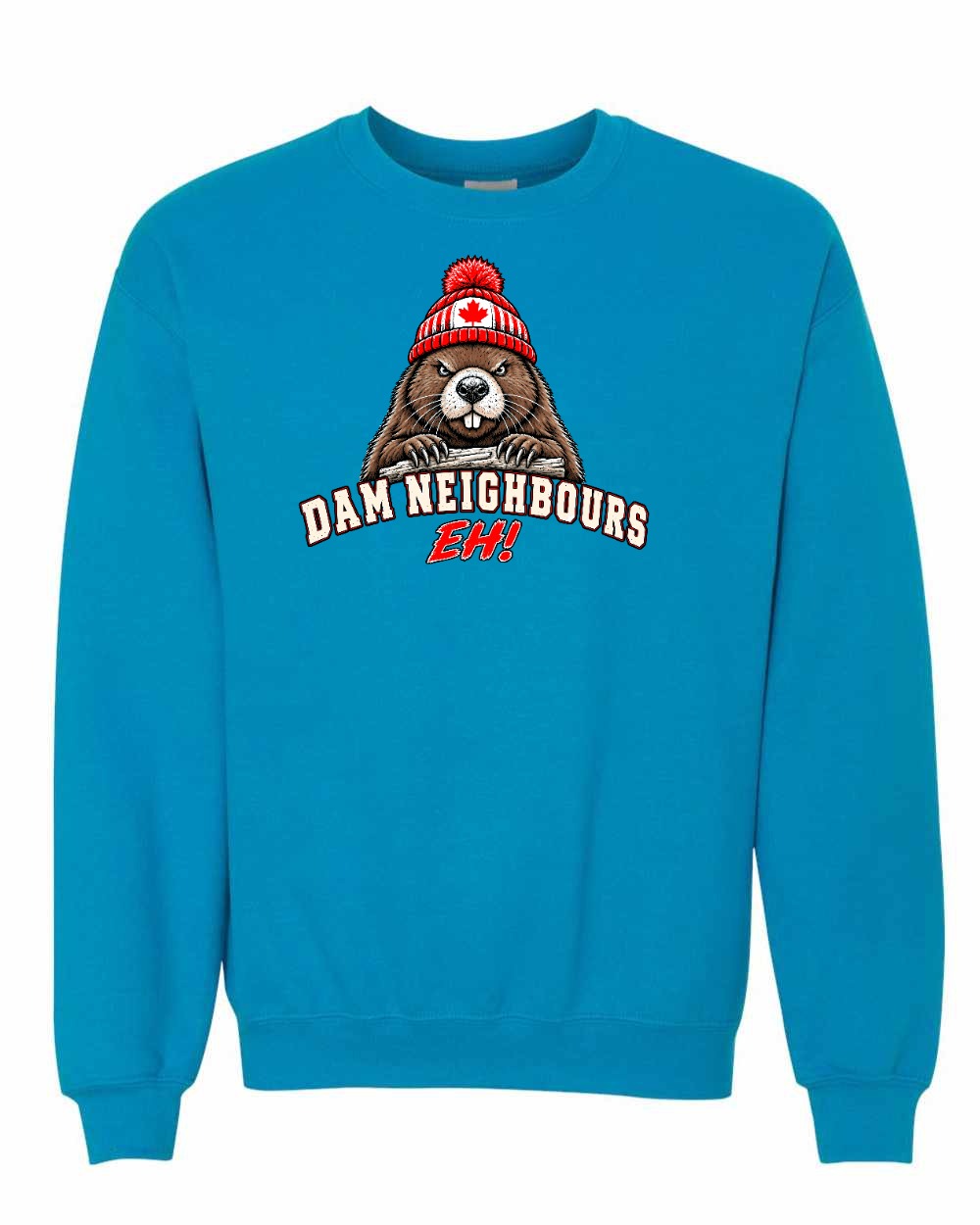 Dam Neighbours Full Front Crewneck Sweatshirt
