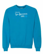 Living the NB life Blue compass Crewneck Sweatshirt - Unisex