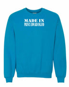 Made in PEI (White Lettering) Crewneck Sweatshirt - Unisex