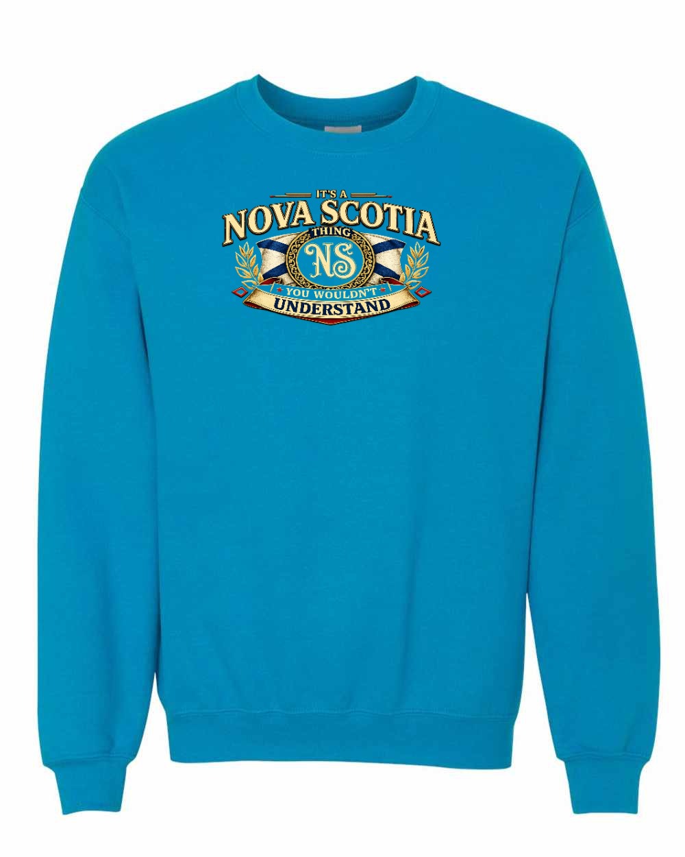 Ns Understand Crewneck Sweatshirt in Sapphire