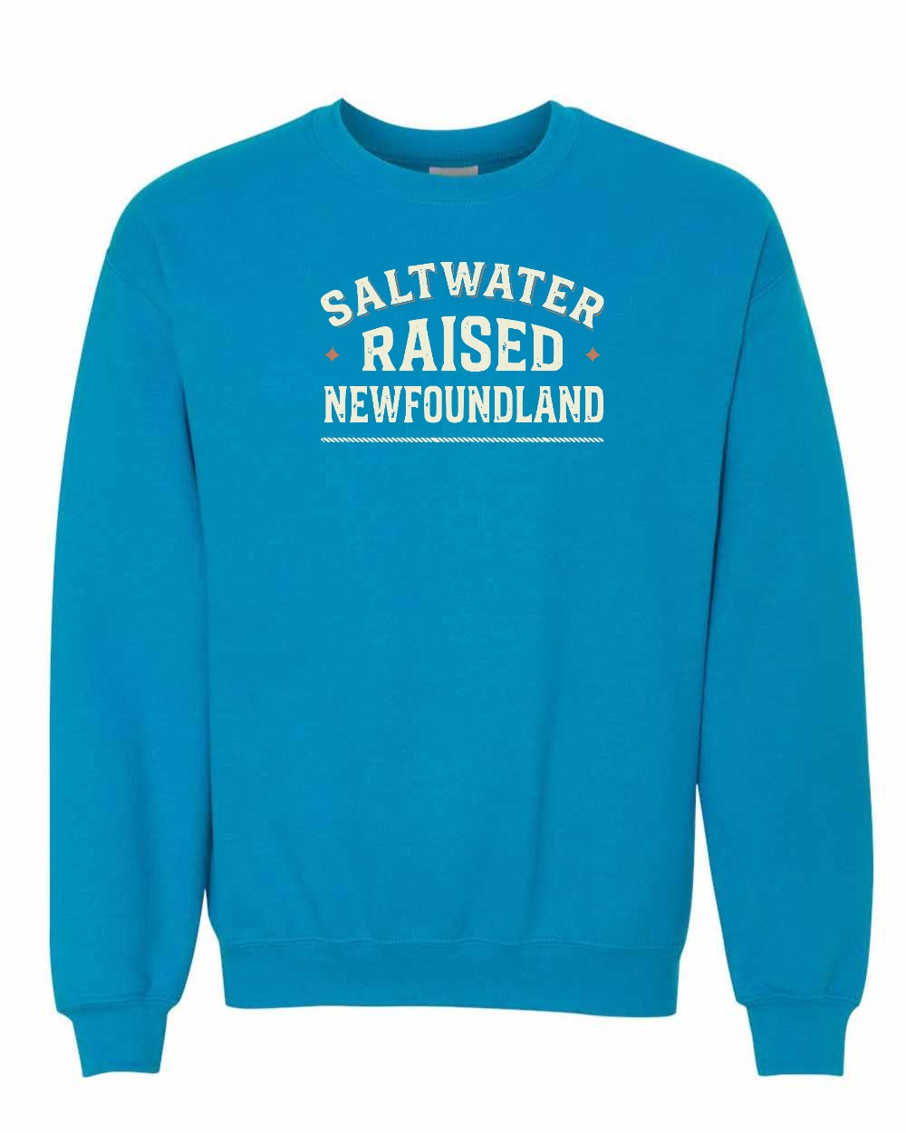 NFLD Saltwater Raised Sign Crewneck Sweatshirt - Unisex