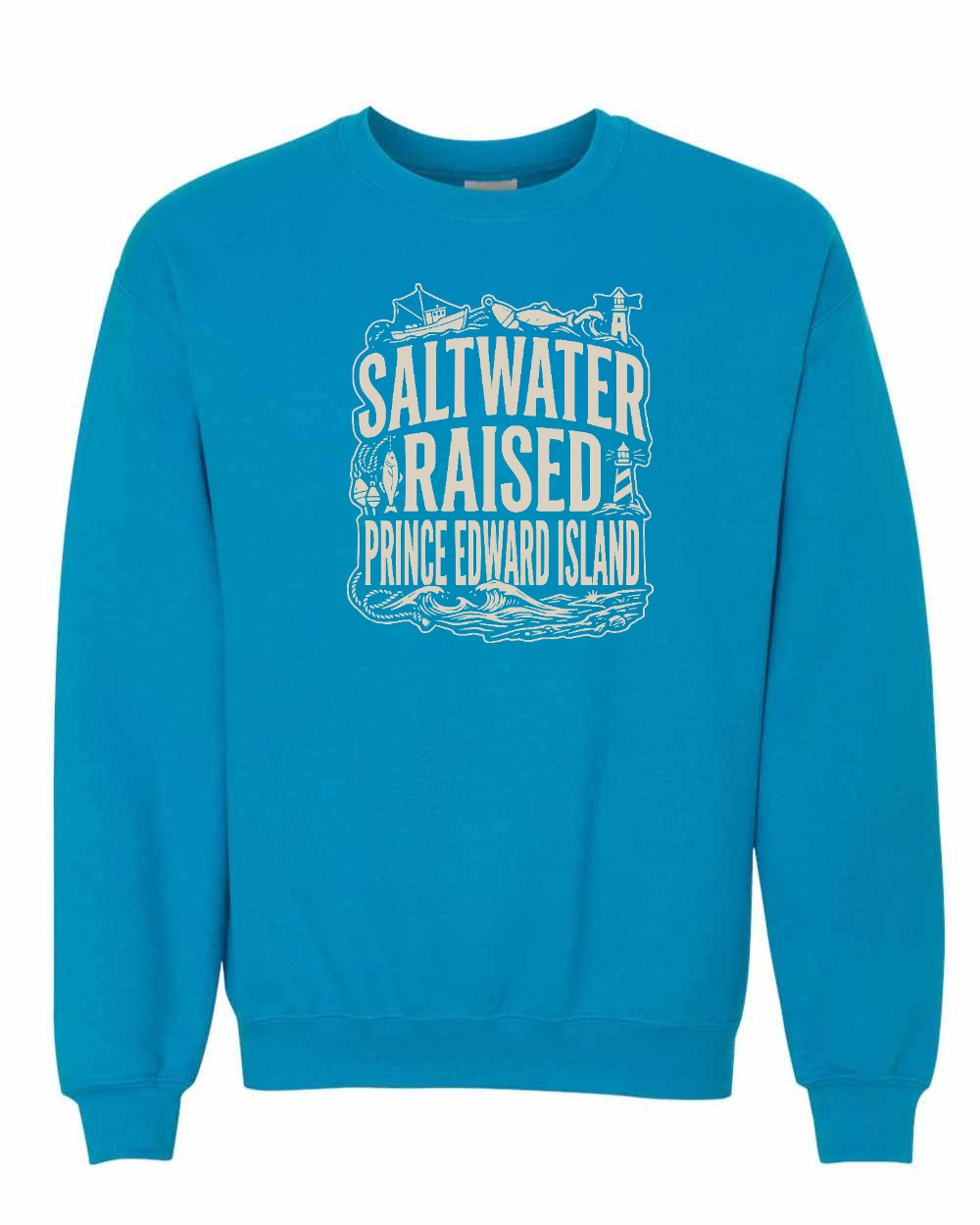 PEI Saltwater Raised Folk Crewneck Sweatshirt - Unisex