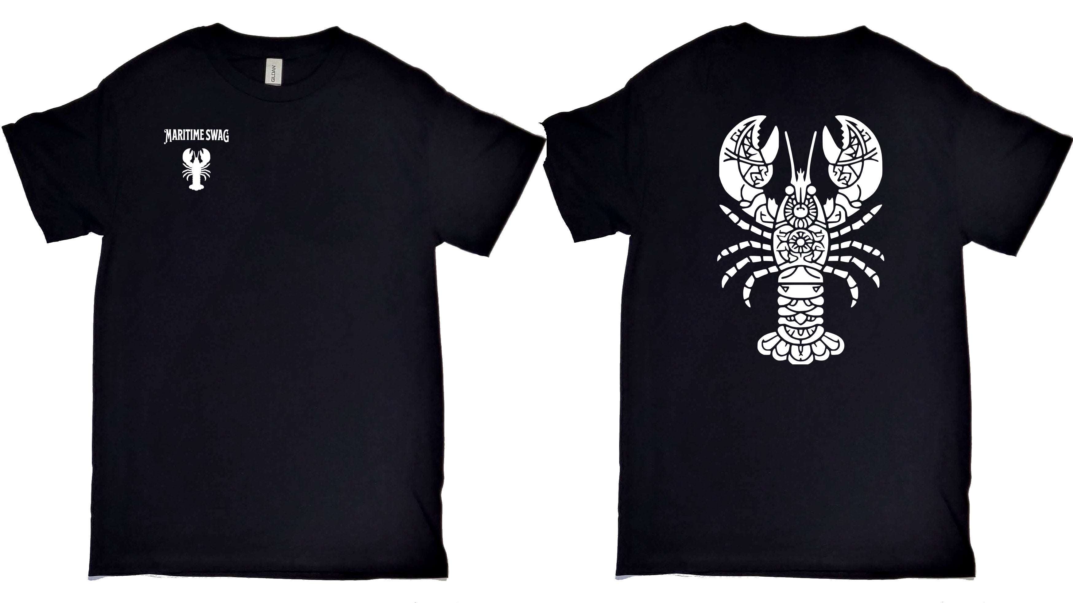 Minimalistic Mandala Lobster Men's Tee