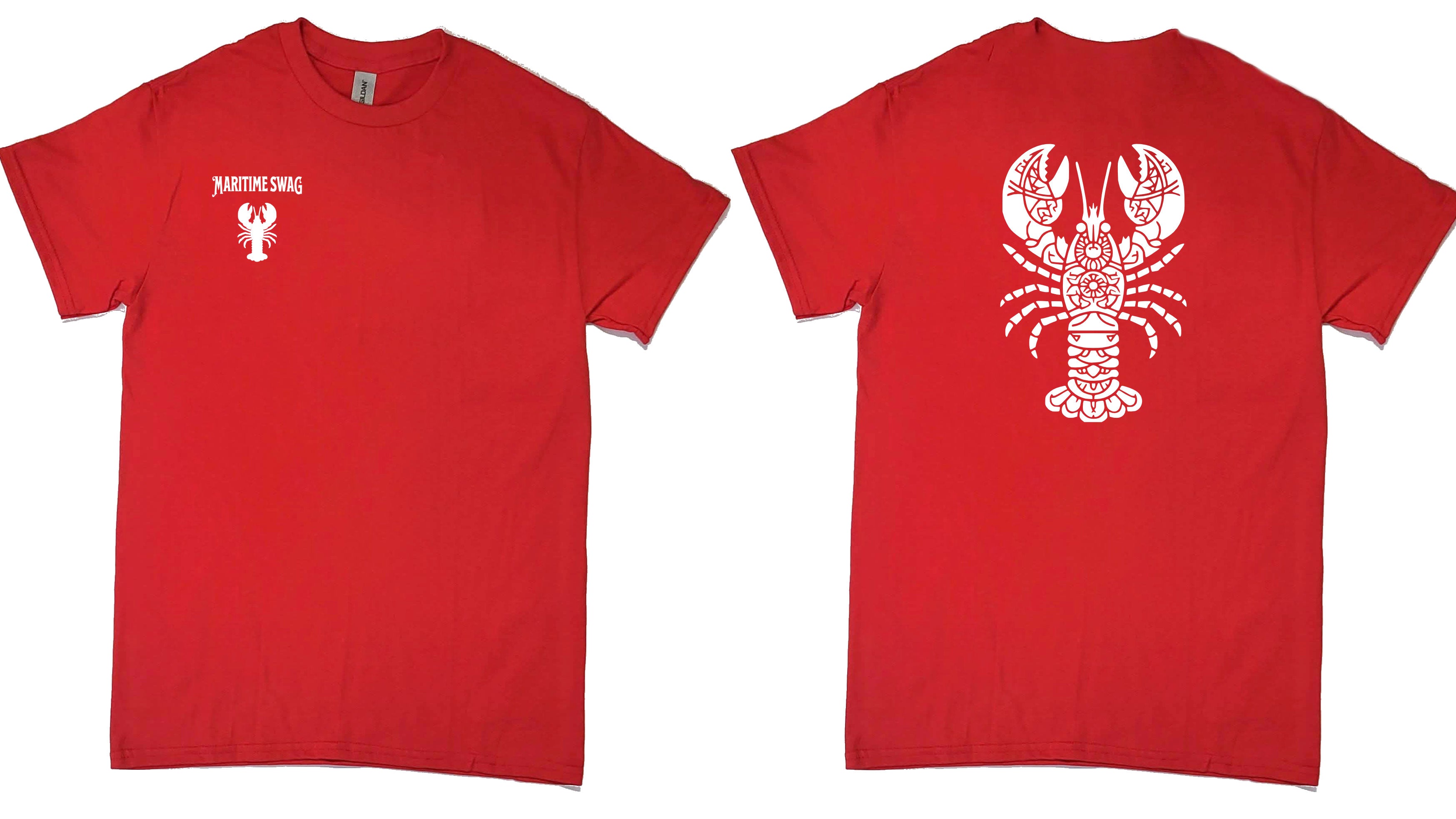 Minimalistic Mandala Lobster Men's Tee