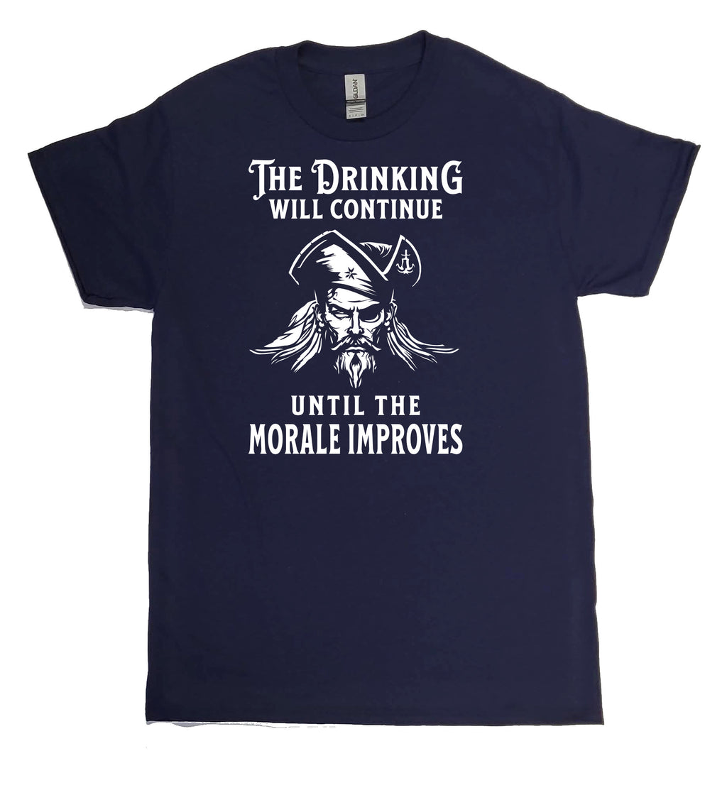 Maritime Swag  Pirate Drinking Morale Improves Men's Tee