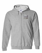 Maritime Serenity Zip Hoodie - Unisex
