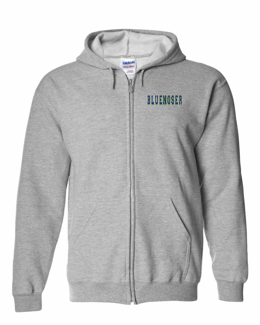Bluenoser Left Chest and Back Zip Hoodie - Unisex