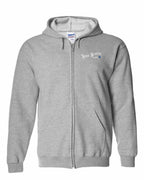NS Girl Tartan Heart Left Chest Zip Hoodie - Unisex