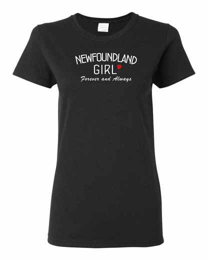 NFLD Girl Forever and Always Full Front Women's Tee