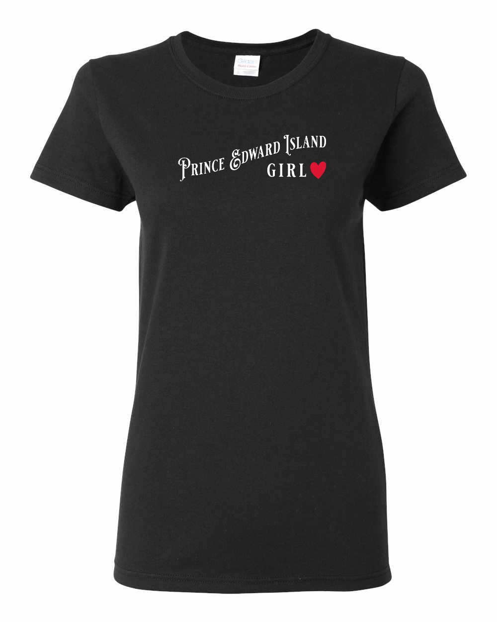 PEI Girl Red Heart Women's Tee
